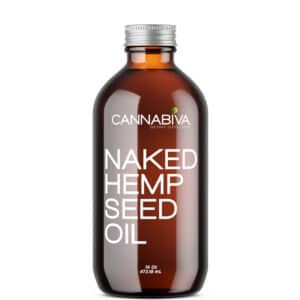 Cannabiva Naked Hemp Seed Oil - One Monthly Supply - 16oz Bottle